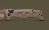 Benchmade Shane Sibert Mini Adamas Automatic Knife Flat Dark Earth CPM-CruWear Tool Steel Blade/OD Green G10 Handle SKU 2730FE-2