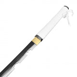 Inosuke Hashibira's Hand Forged Replica Sword w/Scabbard 1045 Carbon Steel Blade/White Wrapped Handle SKU