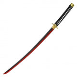 Replica Cosplay Zoro's Shusui Katana Two-Tone 1045 Carbon Steel Blade/Black Cord Wrapped Handle 39" Overall SKU KON37