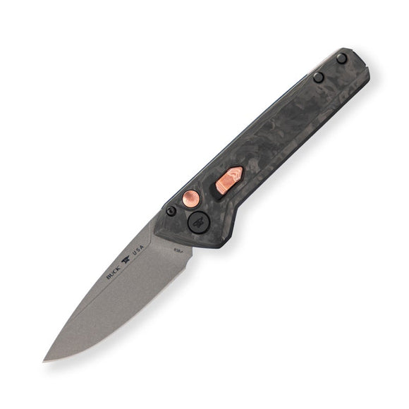 Buck 838 Deploy Automatic Knife Carbon Fiber SKU 0838CFSLE-B