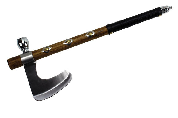Native American Decretive Axe w/Faux Pipe 19
