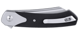 Columbia River Viento Liner Lock Knife Bead Blast D2 Tool Steel Blade/Black G10 with Stainless Steel Handle SKU CRKT 7135