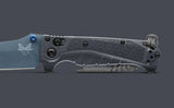 Benchmade Water Mini Adira AXIS Lock Knife Blue Cherakote CPM-MagnaCut Steel Blade/Tempest Gray Grivory Handle SKU 18065BT-01