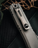 Microtech Ultratech Gen III ZBP OTF D/E Apocalyptic Standard M390MK Steel Blade/Natural Clear Alum. Handle SKU 1122-10APNC
