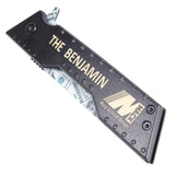 Mack Schmidt The Benjamin Spring Assist Folding Knife 3CR13 Stainless-Steel Printed Blade/Black Handle SKU MS12