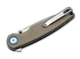 Boker Magnum Rekin Liner Lock Knife G-10 Brown SKU 01SC007