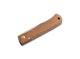 Boker Magnum Rusticus Liner Lock Knife 420 Stainless-Steel Blade/Beech Wood Handle SKU 01RY006