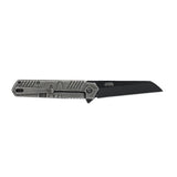 MTech Spring Assist Frame Lock Knife Black 3Cr13MoV Stainless-Steel Blade/Black Stonewash Stainless-Steel Handle SKU MT-A2005BB