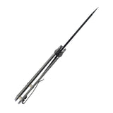 MTech Spring Assist Frame Lock Knife Black 3Cr13MoV Stainless-Steel Blade/Black Stonewash Stainless-Steel Handle SKU MT-A2005BB