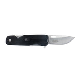 MTech USA Spring Assist Liner Lock Knife Satin Finish 3Cr13MoV Stainless-Steel Blade/Black Wood Handle SKU MT-A2008SB
