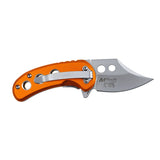 MTech USA Manual Folding Liner Lock Knife Satin Finish 3Cr13MoV Stainless-Steel Blade/Orange Aluminum Handle SKU MT-A2039OR
