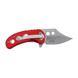 MTech USA Manual Folding Liner Lock Knife Satin Finish 3Cr13MoV Stainless-Steel Blade/Red Aluminum Handle SKU MT-A2039RD