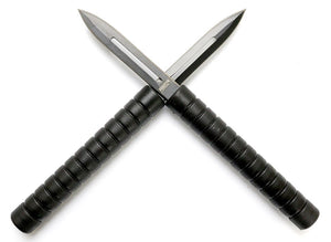 Defender-Xtreme 2-piece 6.5" Throwing Baton Knives w/Sheath (non-interlocking) SKU 5228