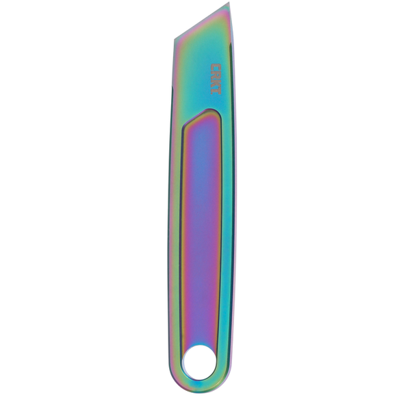 Columbia River HangPry Fixed Pry Bar Iridescent Titanium 3.60