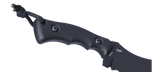 Columbia River Bugsy Fixed Knife w/Kydex Sheath 1095 High Carbon Steel Blade/Black G10 Handle SKU CRKT 3605KV