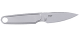 Columbia River HangTi Fixed Blade Neck Knife w/Sheath Bead Blast Gray Titanium Blade/Gray Titanium Handle  SKU CRKT 7066
