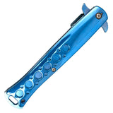 Spring Assist Stiletto Pocketknife Blue/Blue SKU PF29BL