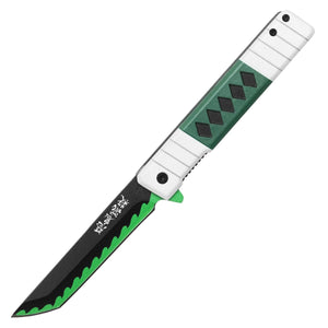 Spring Assist Anime Replica Knife Green SKU PF52A