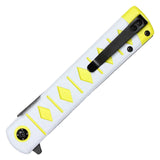 Spring Assist Anime Replica Knife Yellow SKU PF52B