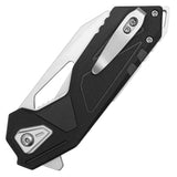 Milspec Tactical Folding Knife 3CR13 Stainless-Steel Blade/Black Handle SKU PML202BK