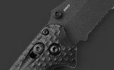 Benchmade Mini Bedlam AXIS Lock Knife Black CPM-390V Stainless-Steel Blade/Black G10 Handle SKU 865SBK