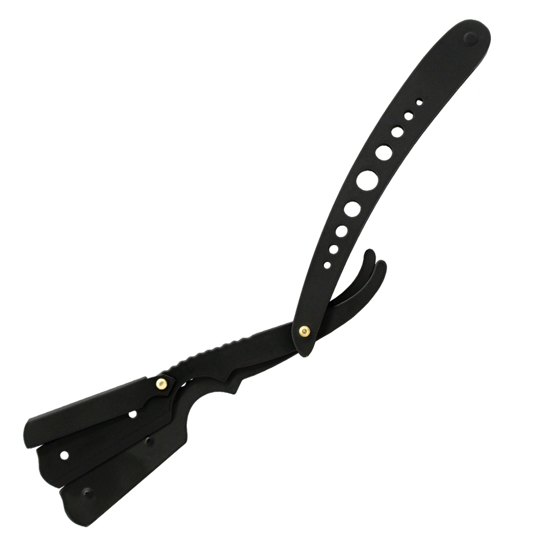 Professional Salon Straight Razor Ring Style comes with 10 Double Edge ...