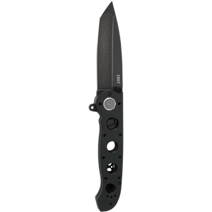 Columbia River Kit Carson Assisted Deadbolt Lock Flipper Knife Black Stonewash D2 Tool Steel Blade/Black Alum. Handle SKU CRKT M16-04DB