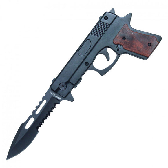 Wartech Assisted Open Gun Knife 9