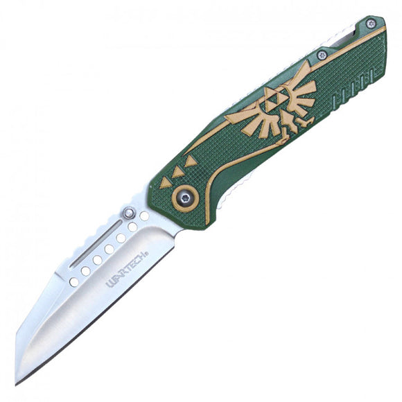 Wartech Assisted Open Folding Knife SKU PWT319GN