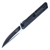 Wartech Assist Open Drop Point Pocketknife Black SKU PWT325BK