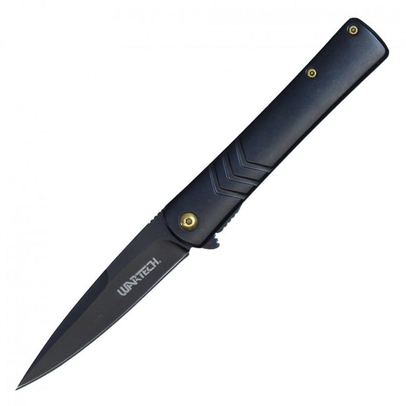 Wartech Assisted Open Folding Knife SKU PWT378BK