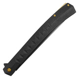 Wartech Spring Assist Knife 13" Overall Black Slim Design SKU PWT400BK