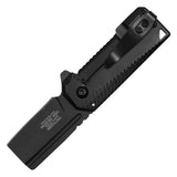 Wartech Micro Folding Knife 4.5" Overall Black 3CR13 Stainless-Steel Blade/Black Handle SKU PWT422BK
