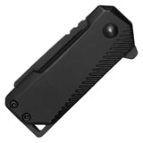 Wartech Micro Folding Knife 4.5" Overall Black 3CR13 Stainless-Steel Blade/Black Handle SKU PWT422BK