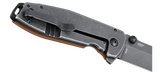 Columbia River Burnley Squid XM Assisted Frame Lock Knife Brown G-10 CRKT SKU 2495B