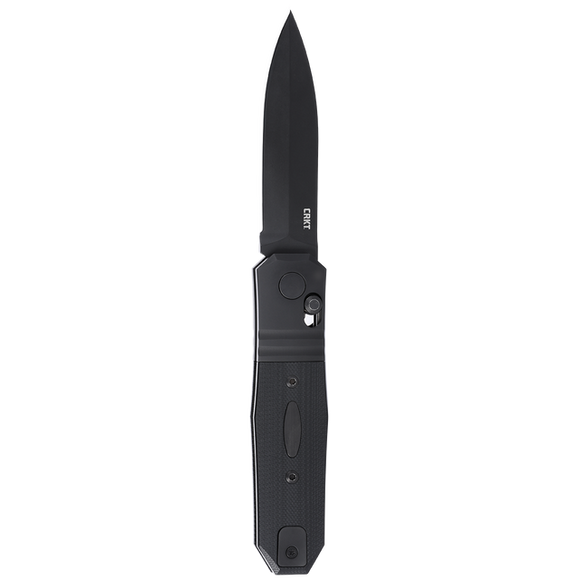 Columbia River Redemption Compact Crossbar Lock Knife Black CPM-MagnaCut Steel Blade/Black G10 Handle CRKT SKU K550KKP