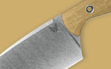 Benchmade Station Knife Fixed Blade w/Sheath Stonewash CPM 154 Stainless-Steel Blade/Maple Richlite & Black G10 Handle SKU 4010-02