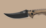 Benchmade Mini Bedlam AXIS Lock Knife Black CPM-390V Stainless-Steel Blade/Multi Color G10 Handle SKU 865BK-01