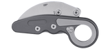 Columbia River Provoke Kinetic Karambit Knife Satin Finish D2 Tool Steel Blade/Gunmetal Aluminum Handle SKU CRKT 4040G
