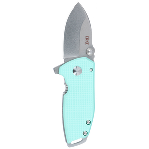 Columbia River Burnley Squid Compact Assisted Frame Lock Knife Blue G-10 CRKT SKU 2485B