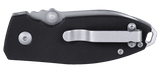 Columbia River Squid Button Lock Knife Stonewash D2 Tool Steel Blade/Black G10 Handle SKU CRKT 2474