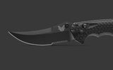 Benchmade Mini Bedlam AXIS Lock Knife Black CPM-390V Stainless-Steel Blade/Black G10 Handle SKU 865SBK