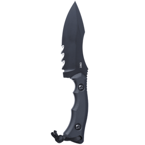 Columbia River Bugsy Fixed Knife w/Kydex Sheath 1095 High Carbon Steel Blade/Black G10 Handle SKU CRKT 3605KV