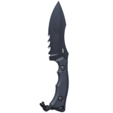 Columbia River Bugsy Fixed Knife w/Kydex Sheath 1095 High Carbon Steel Blade/Black G10 Handle SKU CRKT 3605KV