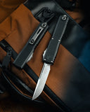 Microtech Ultratech Gen III ZBP Auto OTF Knife Stonewash S/E M390MK Steel Blade/Black 6161-T6 Alum. Handle SKU 1121-10