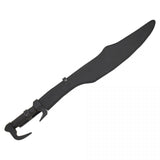 Medieval Warrior Fantasy Sword w/Leather Sheath Black 440 Stainless-Steel Blade/Leather Wrapped Handle 33.5" Overall SKU WT-4017