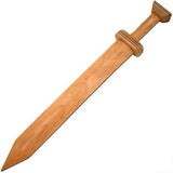 Medieval Warrior Wooden Roman Gladius Sword with Square Pommel 27" Overall SKU TC-5706