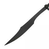 Medieval Warrior Fantasy Sword w/Leather Sheath Black 440 Stainless-Steel Blade/Leather Wrapped Handle 33.5" Overall SKU WT-4017