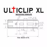 Ulticlip XL Holster Clip/Multi-Tool for Belts up to 1.5" Wide SKU 221-DUCXLX