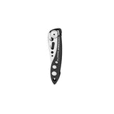 Leatherman Skeletool KB Folding Knife 2.6" Plain Blade, Black Stainless Steel Handles, Frame Lock SKU 832385